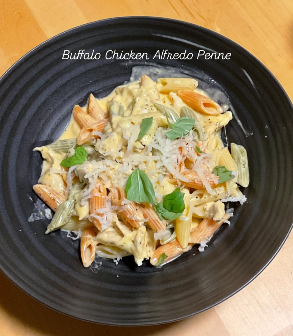 Buffalo Chicken Alfredo Penne