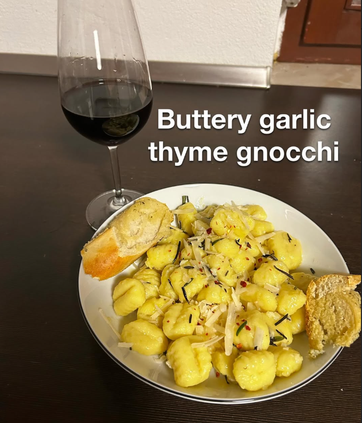 Buttery Garlic Thyme Gnocchi