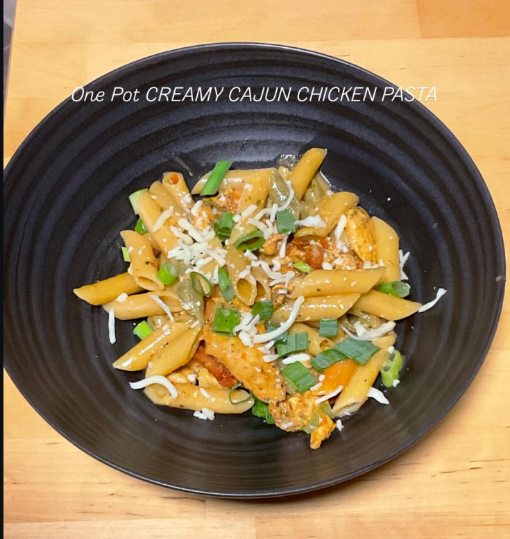 One Pot Creamy Cajun Chicken Pasta