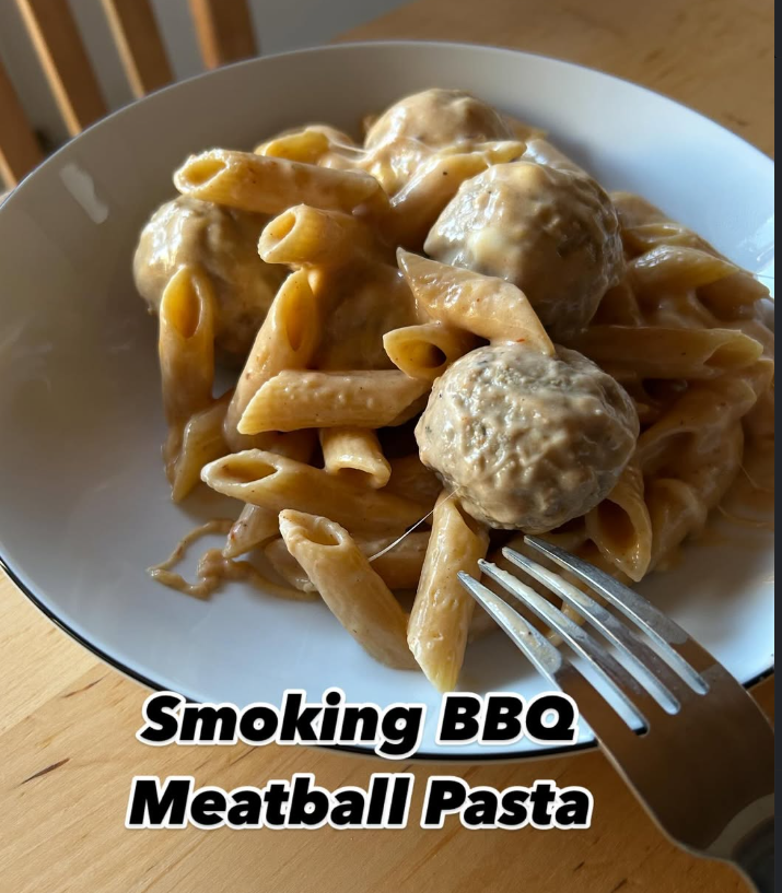 One-Pot Smoky BBQ Meatball Pasta