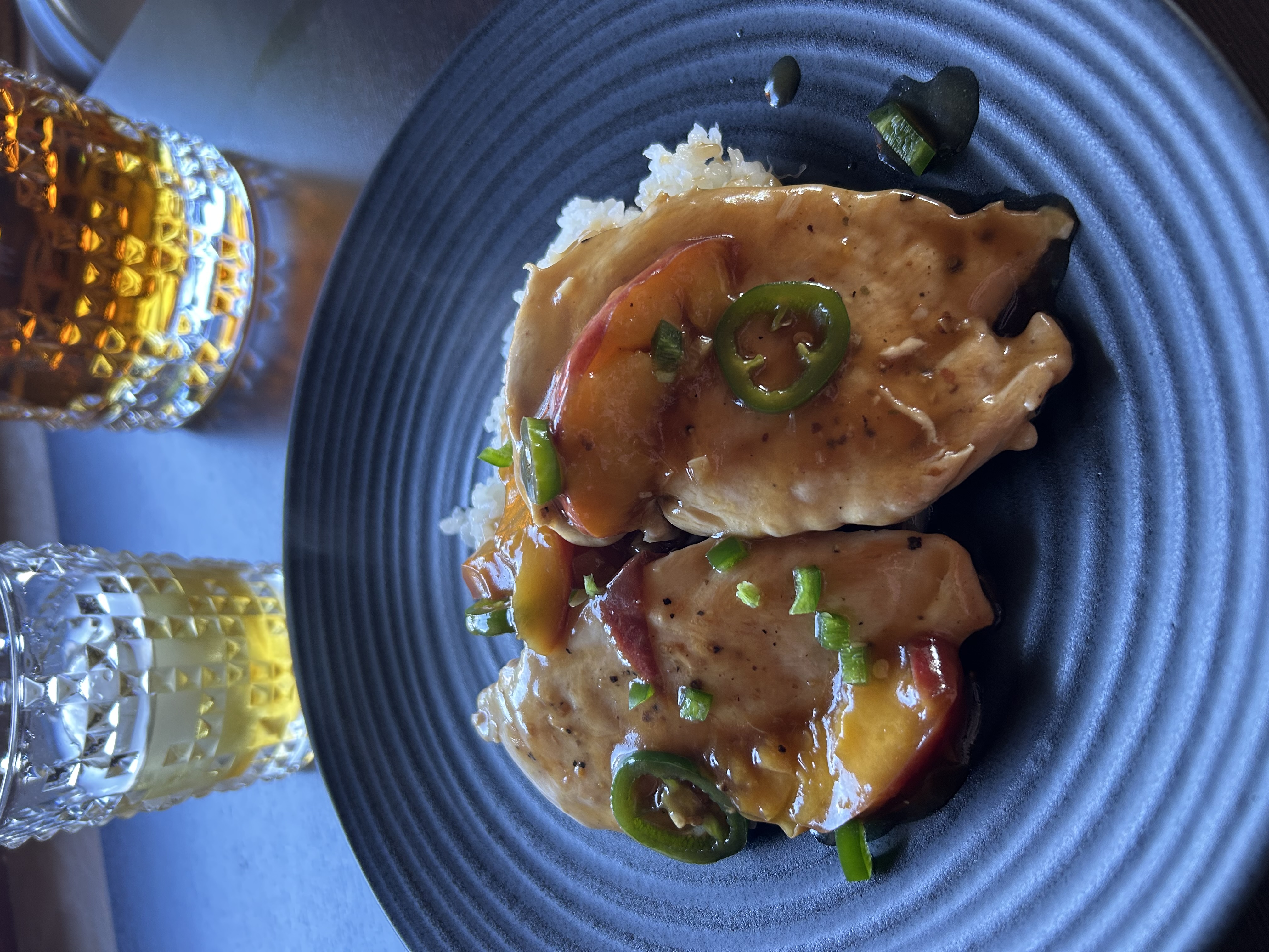 Spicy Peach Chicken